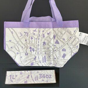 NEW Bundle – IKEA Istad Bags and Matching Tokyo Shibuya Map Tote in Purple